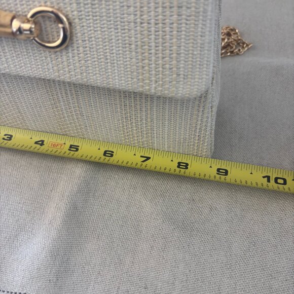 Tommy Bahama Straw Satchel Bag With Bamboo Handle -  Natural Color - Picture 10 of 10